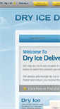 Mobile Screenshot of dryicedelivered.com